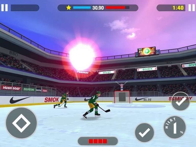 Hockey Star Master Gameplay Screenshot